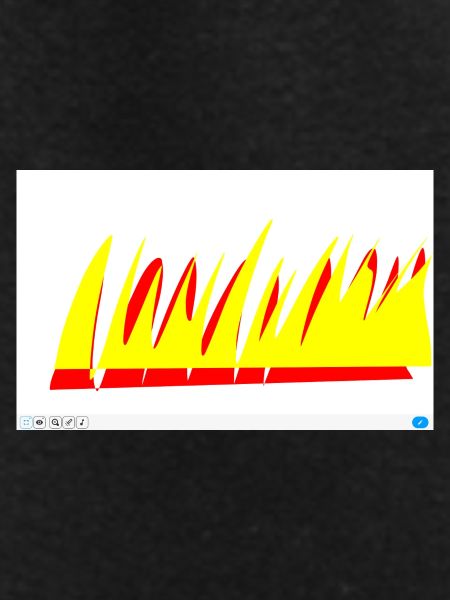 Flame Lines Yellow-Red
