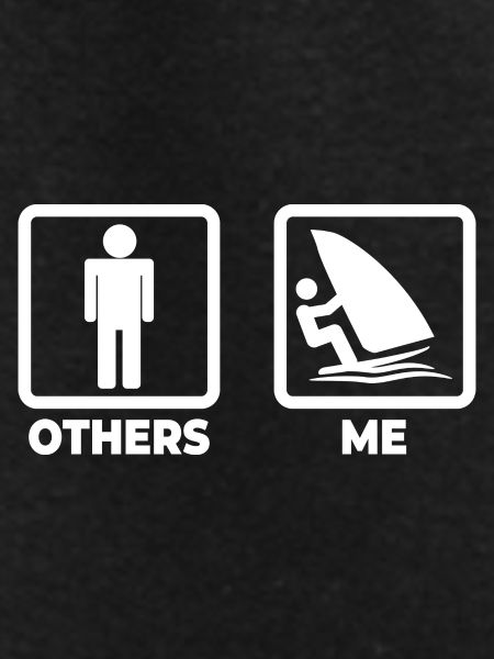 Funny windsurfer
