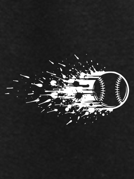 Energetic Baseball Art