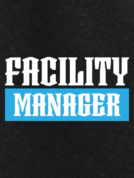 facility manager tshirt black