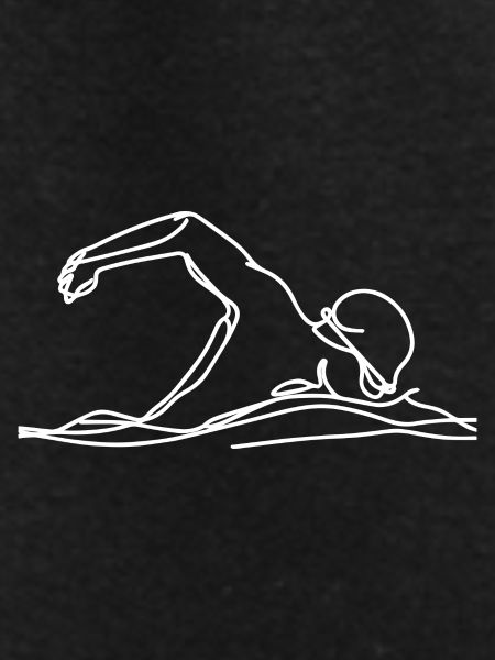 Competition Swimmer Graphic