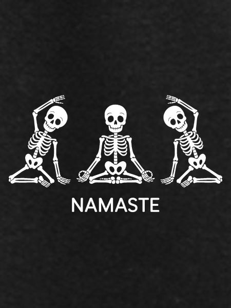 Namaste Skeleton Yoga