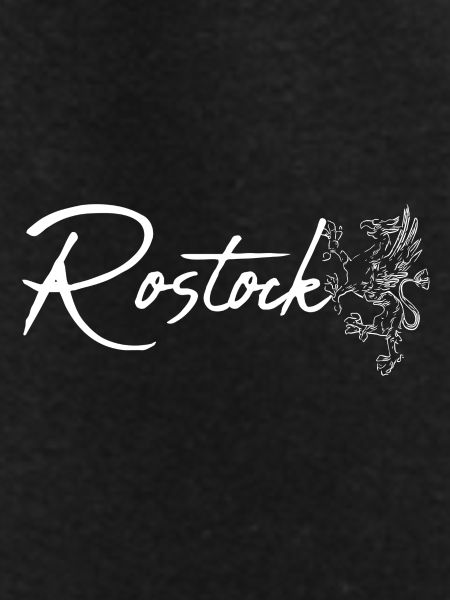 Rostock lettering with Greif