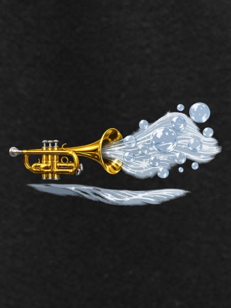Aqua Brass Burst
