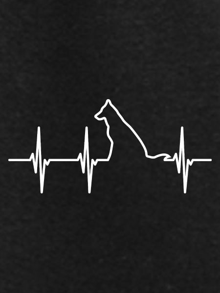 Dog ECG Heart Line