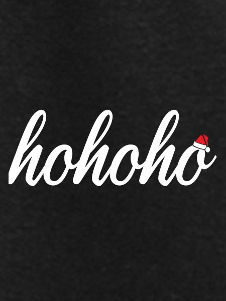 hohoho with Santa's hat