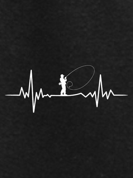 Heartbeat Angler Silhouette