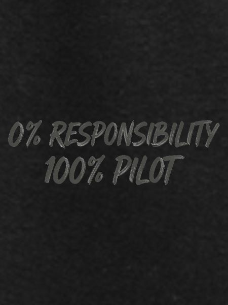 0% Responsibility 100% Pilot