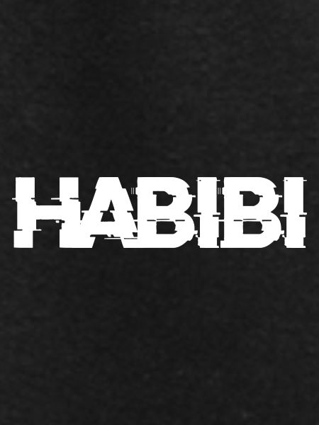 Habibi lettering