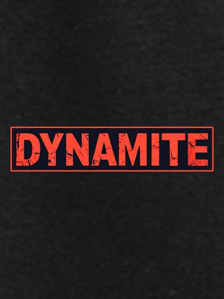 Dynamite Red Grunge Poster