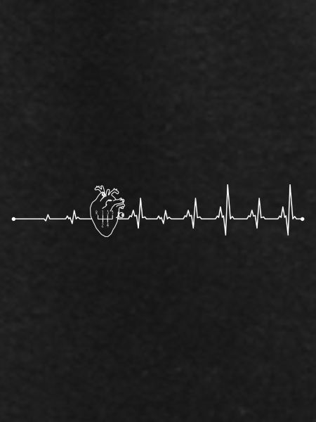 Pulse Heartbeat Line Sketch
