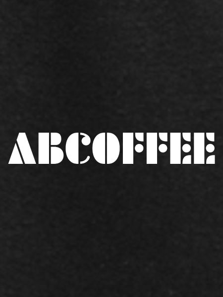 Coffee alphabet