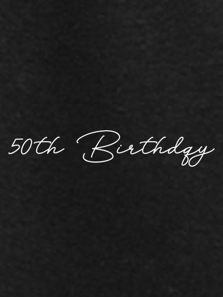 50th birthday