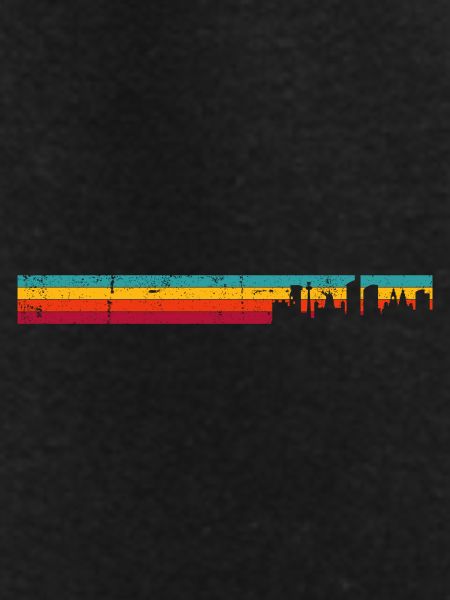 Liverpool skyline retro