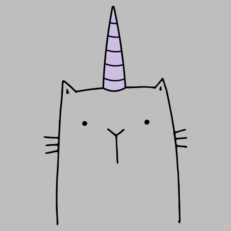 Cadeau mignon chat licorne