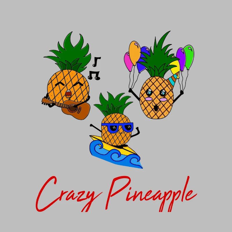 Crazy Pineapple / Summer / Crew / Proverbs / Pineapple