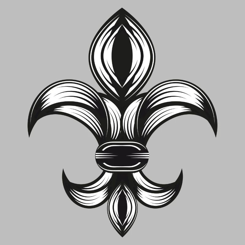 iris stylisé - Fleur-de-Lys