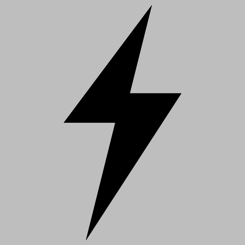 Blitz & Donner Energie einfacher Blitz als Fläche