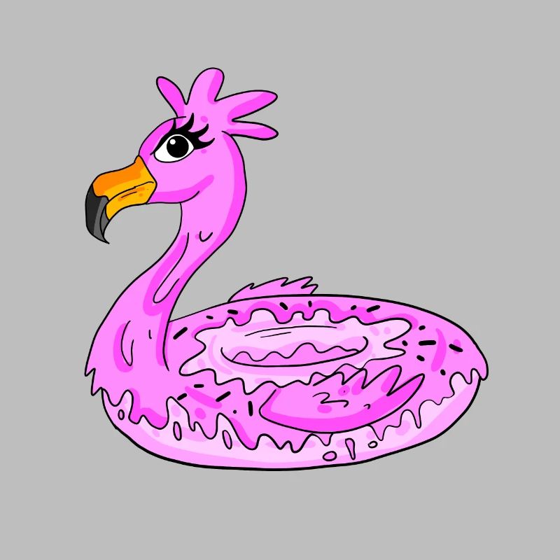 Flamingo Donut