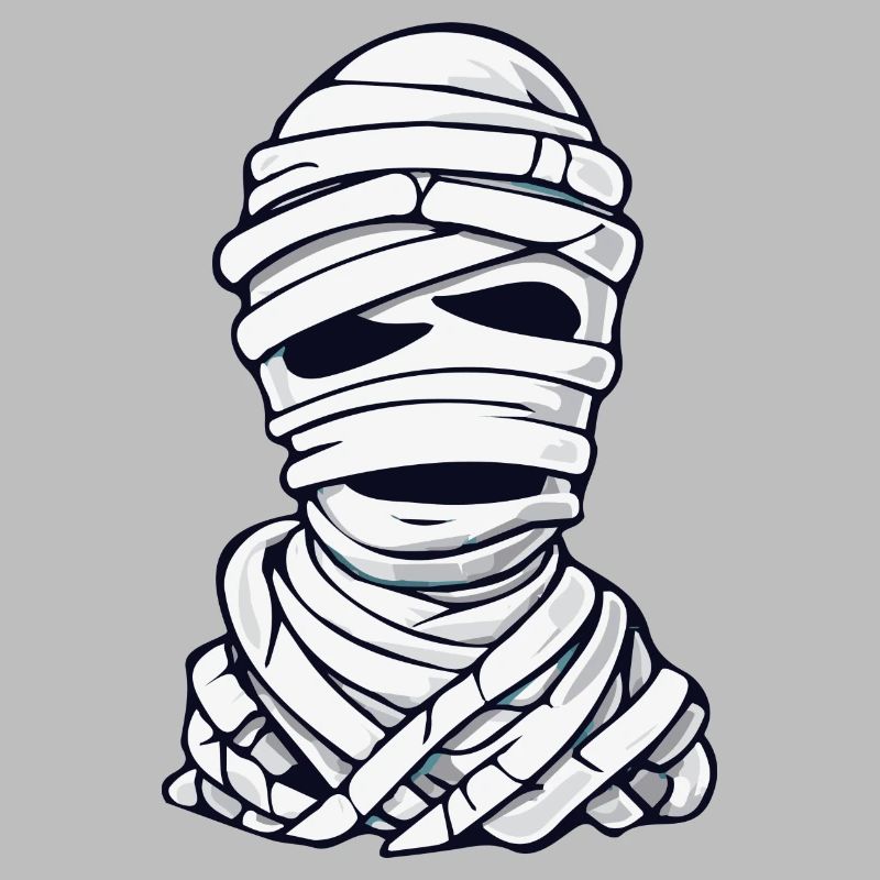 Classic Mummy Cartoon Pattern
