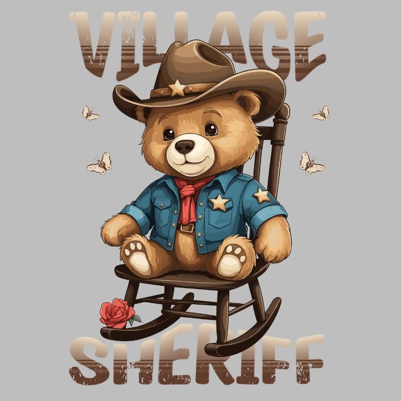 Bär der Dorf Sheriff