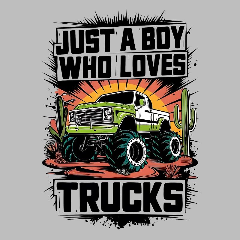 Conception de camion monstre Tracker jaune