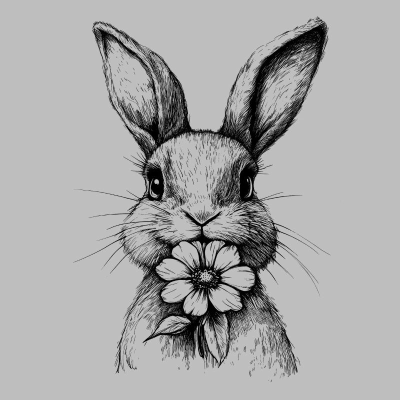 Easter Bunny Flower Bunny Cottagecore Spring