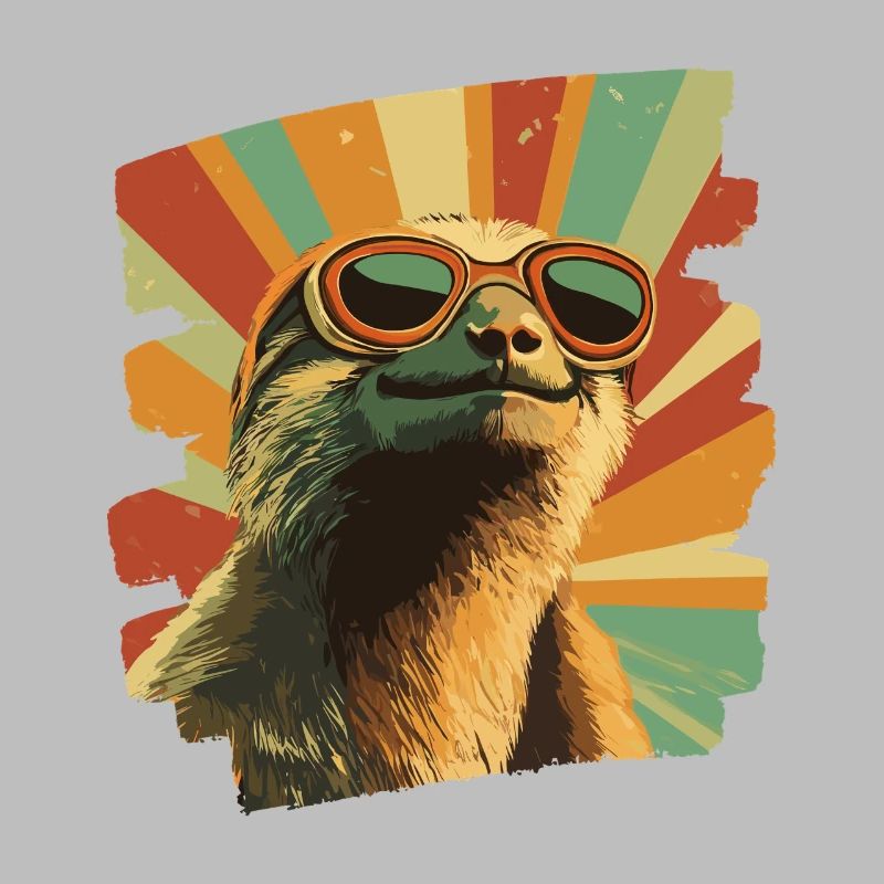 Faultier Retro