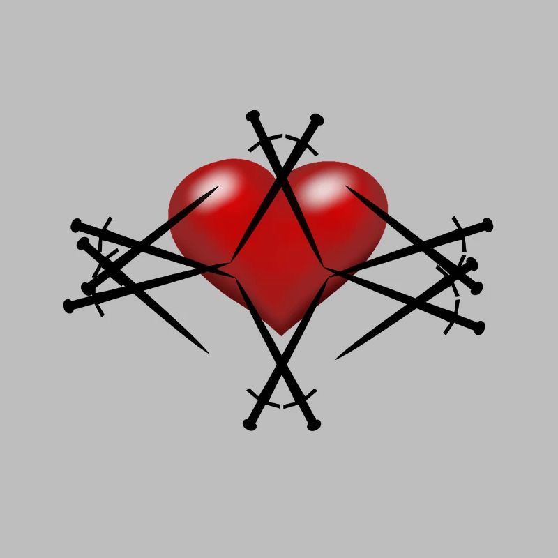 Épée Épées Coeur Guerrier Épéiste