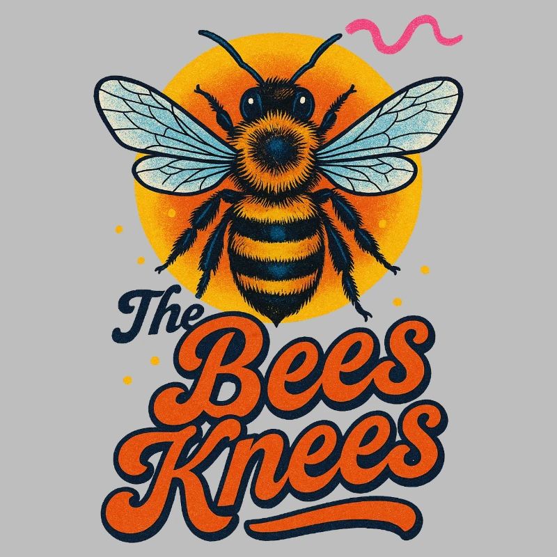 Conception typographique rétro Bee and Knees