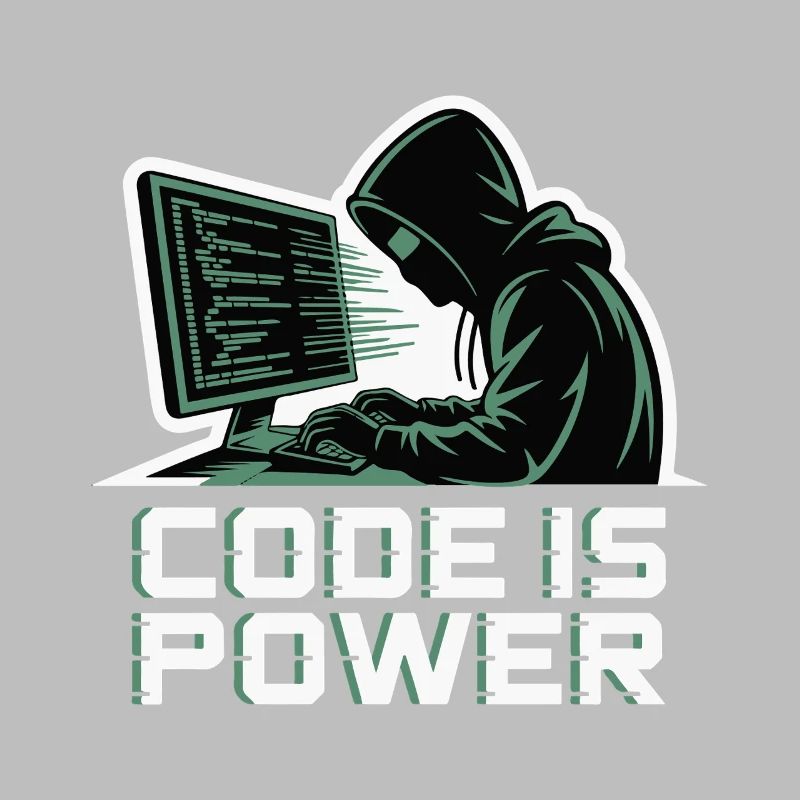 Cyber Hacker Code Infinity Design