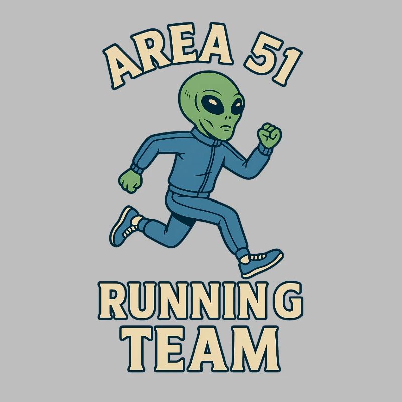 Conception de l'équipe de course extraterrestre de la zone 51