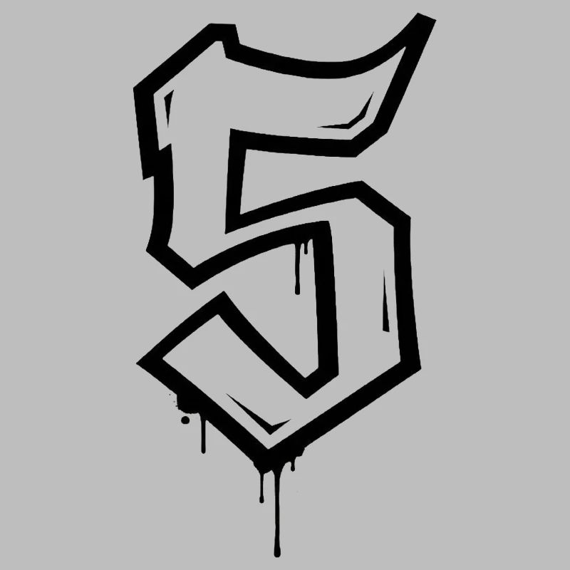 Conception de style graffiti numéro 5