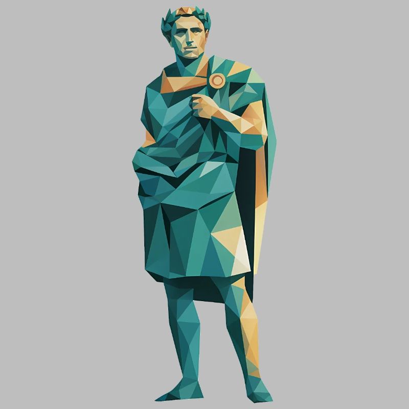 Caesar - Cool History Logo