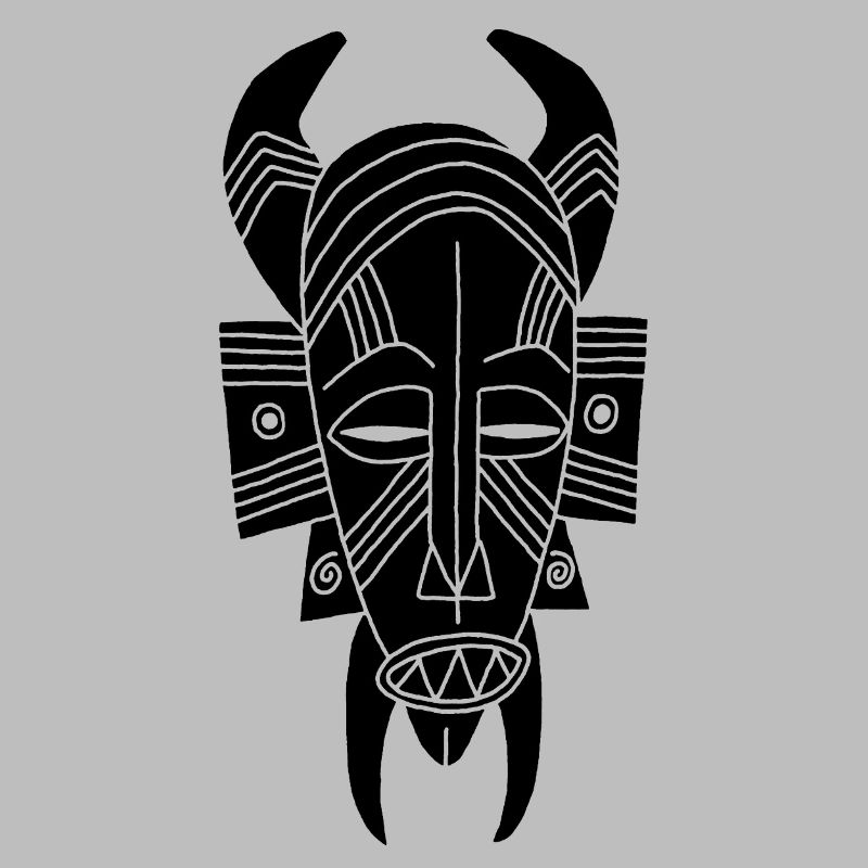 Afrikanischer schwarzer Dämon