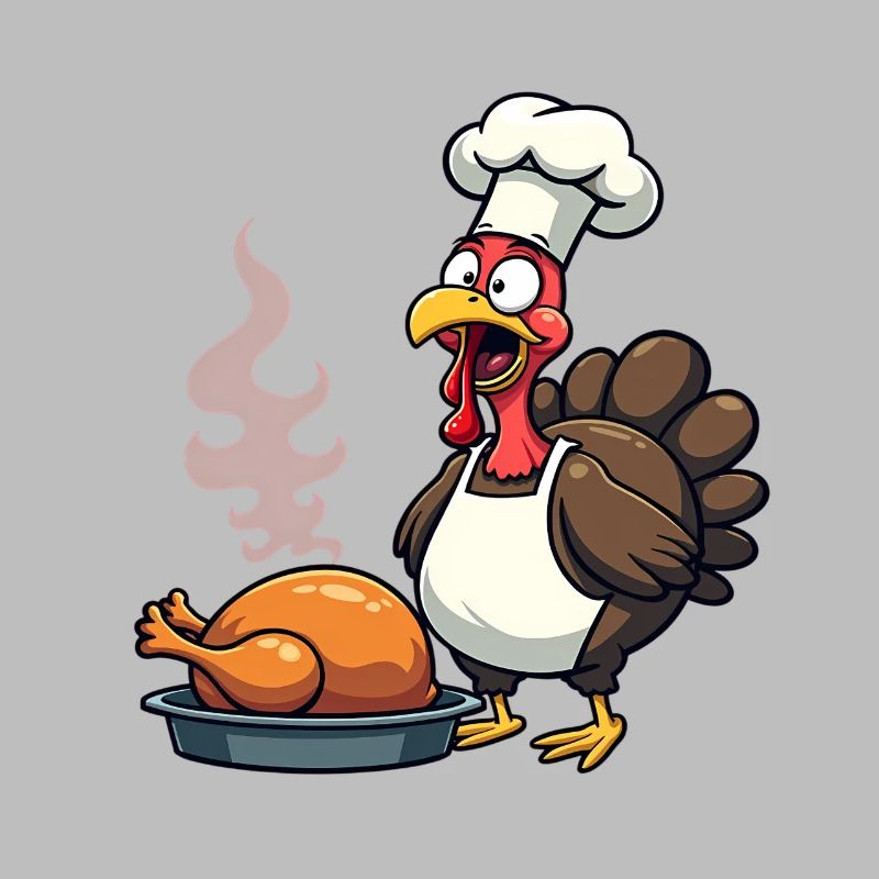 Cuisinier de dinde de Thanksgiving