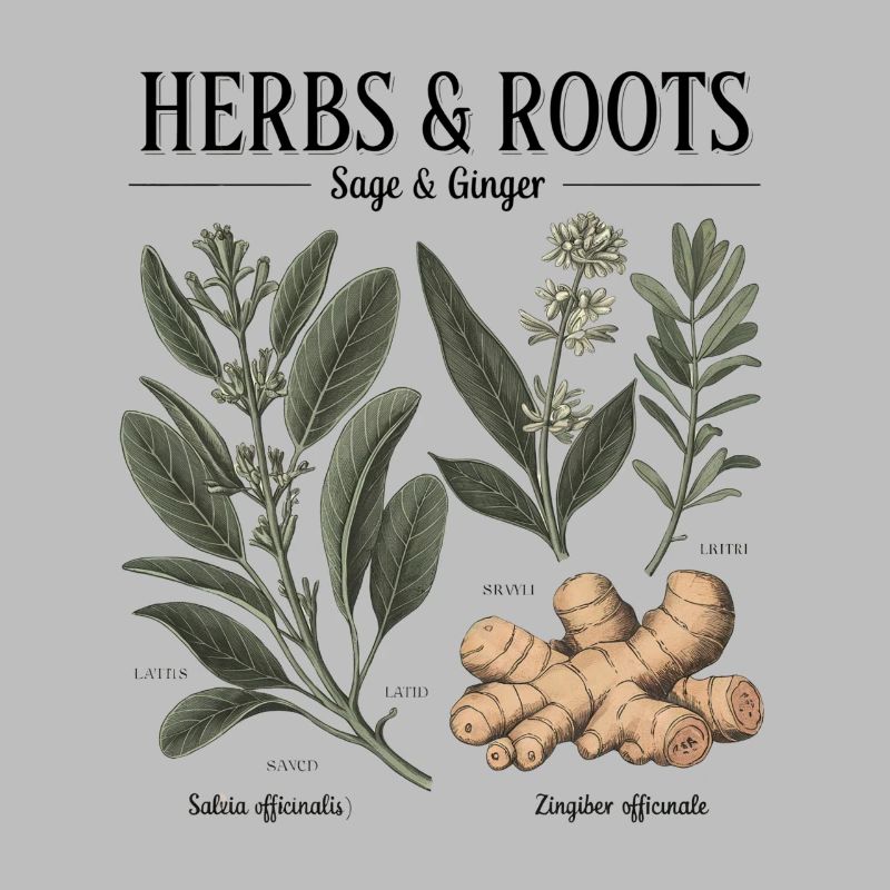 Herbs & Roots – Sage & Ginger