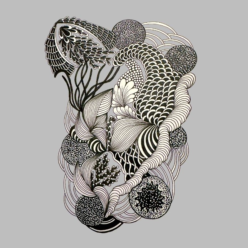 Linear flower tendrils