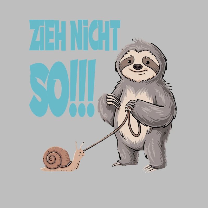 Don't pull so sloth with snail funnier