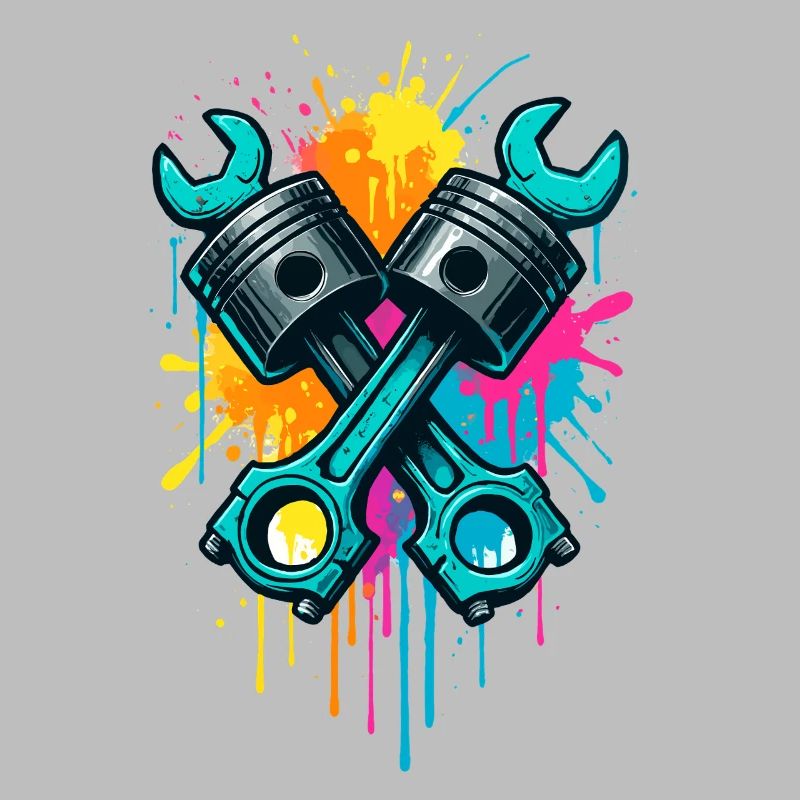 Screwdriver piston design, workshop mechanic