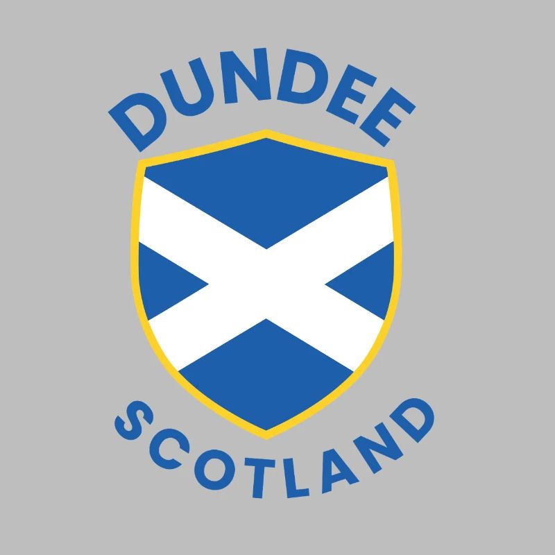 Dundee Shield Saltire Crest