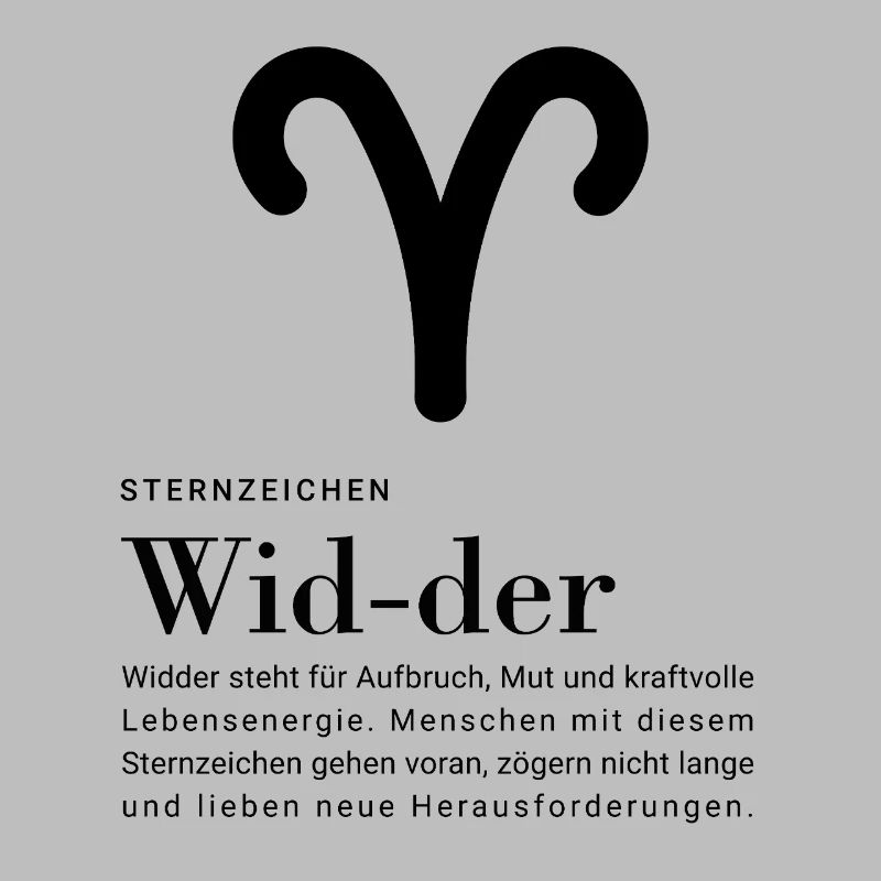 Sternzeichen Widder