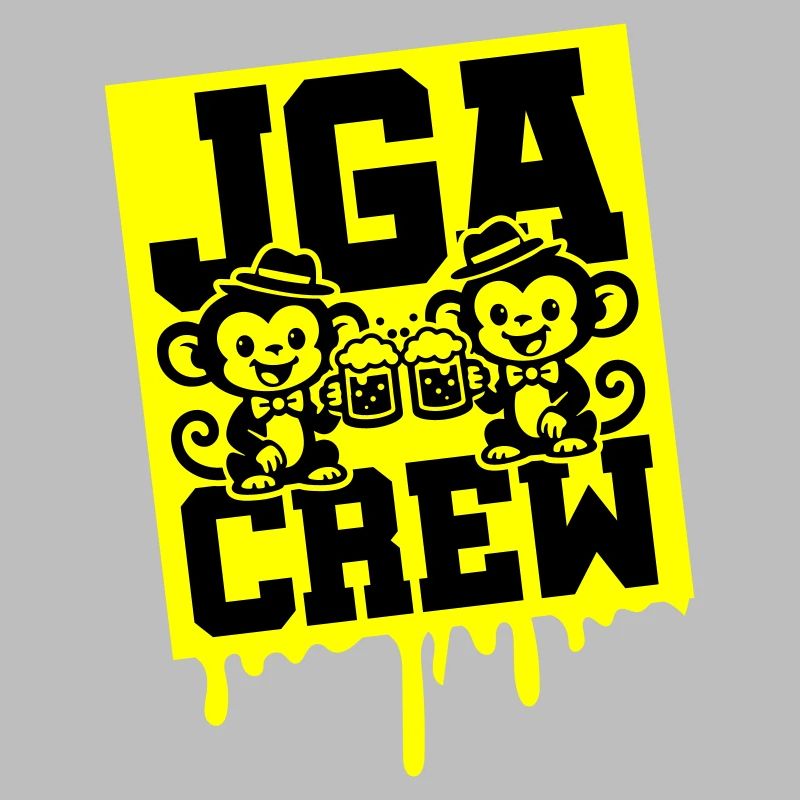 Jga Crew Junggesellen Affe