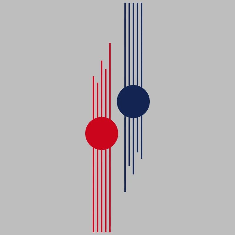 Red-Blue Geometric Pulse