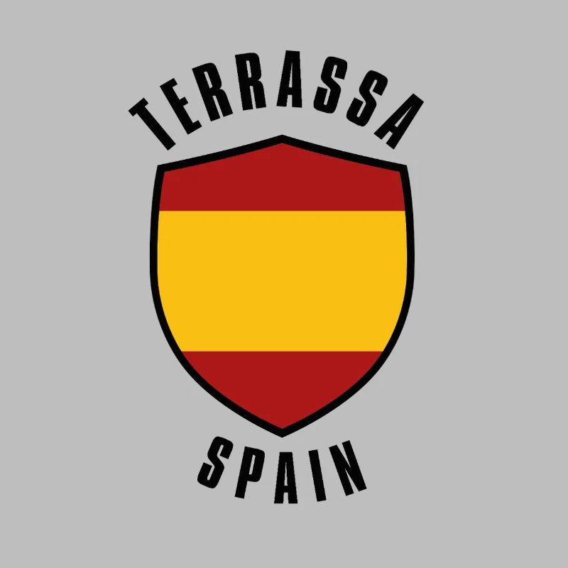 Emblem des Termassa-Spanien-Schildes in Flaggenfarbe