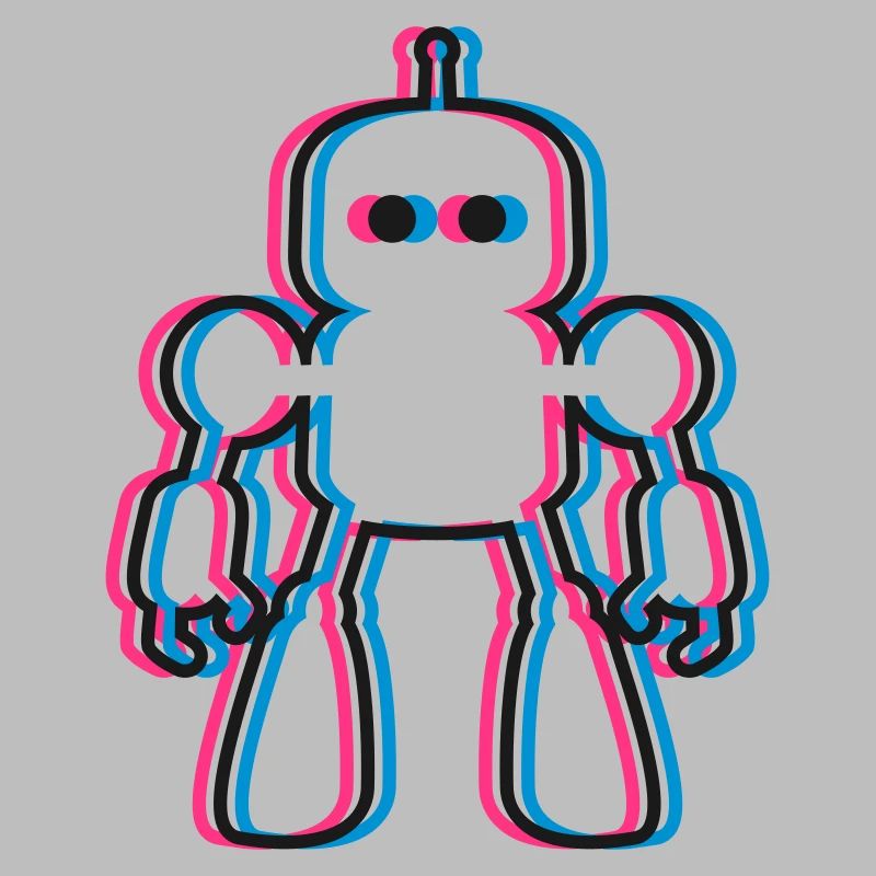 Robot 3D Effect IA Science-Fi