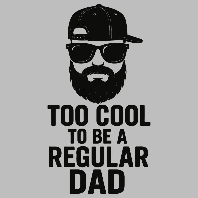 Cooler Papa: Bart, Cap & Brille – Vatertag Idee