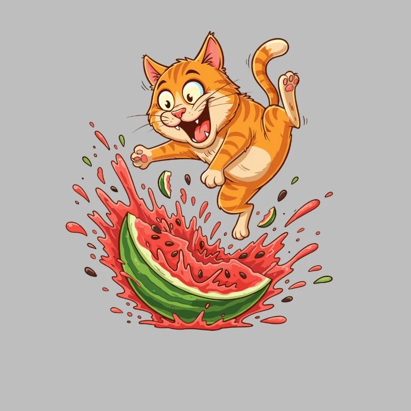 Fritzers de pastèque d’été Chats