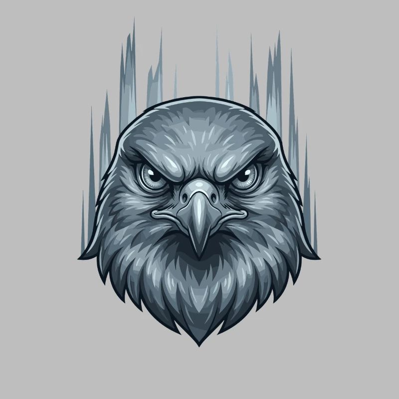 Icy Storm Eagle Head