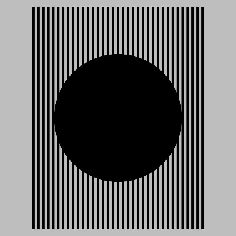 Black circle shape design